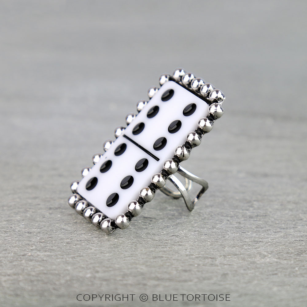 Western Domino Cuff Ring - Image 2