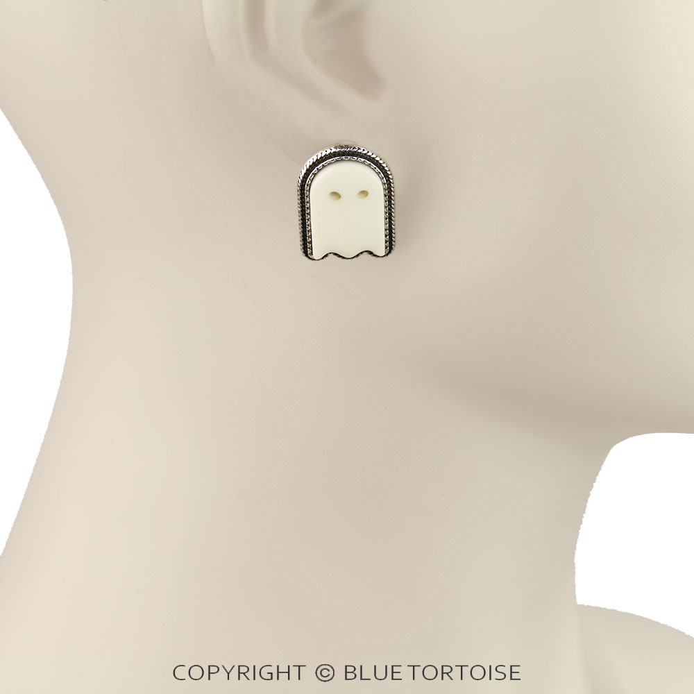 Halloween Cute Ghost Stud Earrings - Image 2