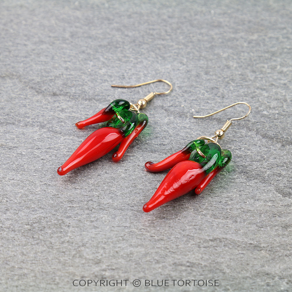 Hot Pepper Dangle Earrings - Image 3