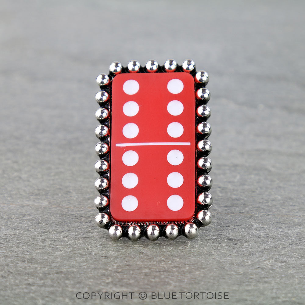 Western Domino Cuff Ring