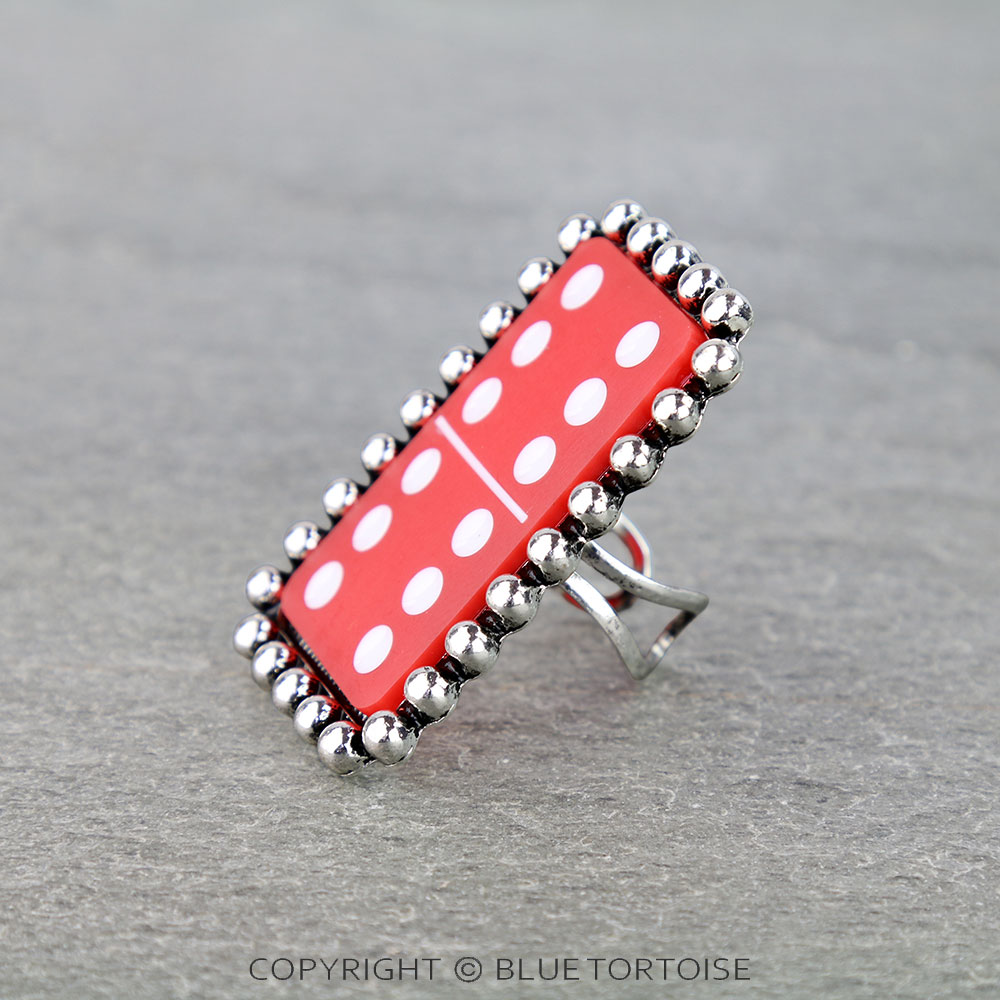 Western Domino Cuff Ring - Image 2