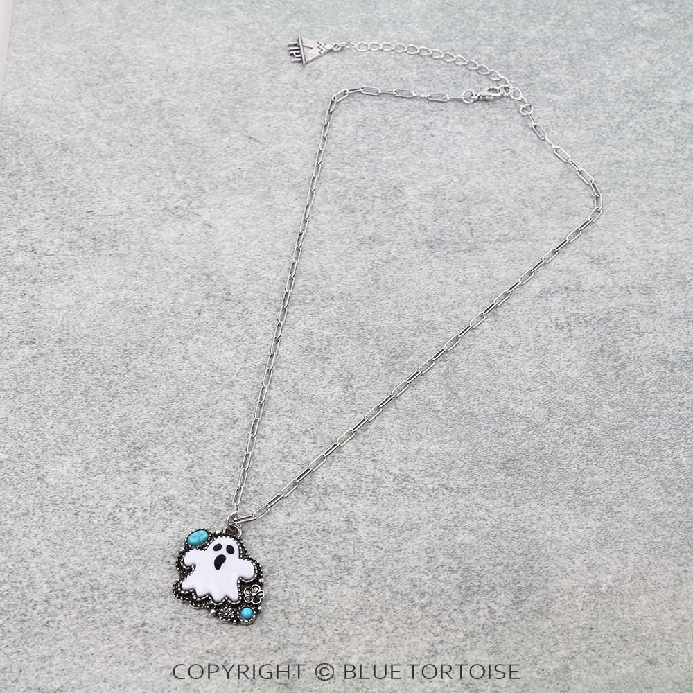 Halloween Spooky Ghost Necklace