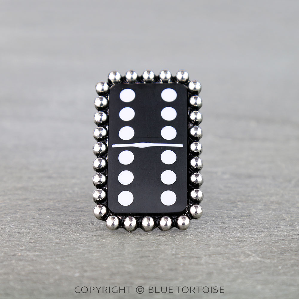 Western Domino Cuff Ring