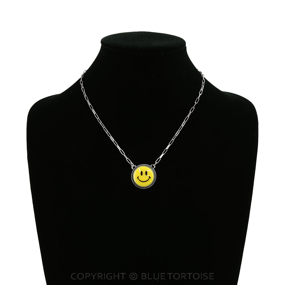 Western Smile Face Necklace - Image 2