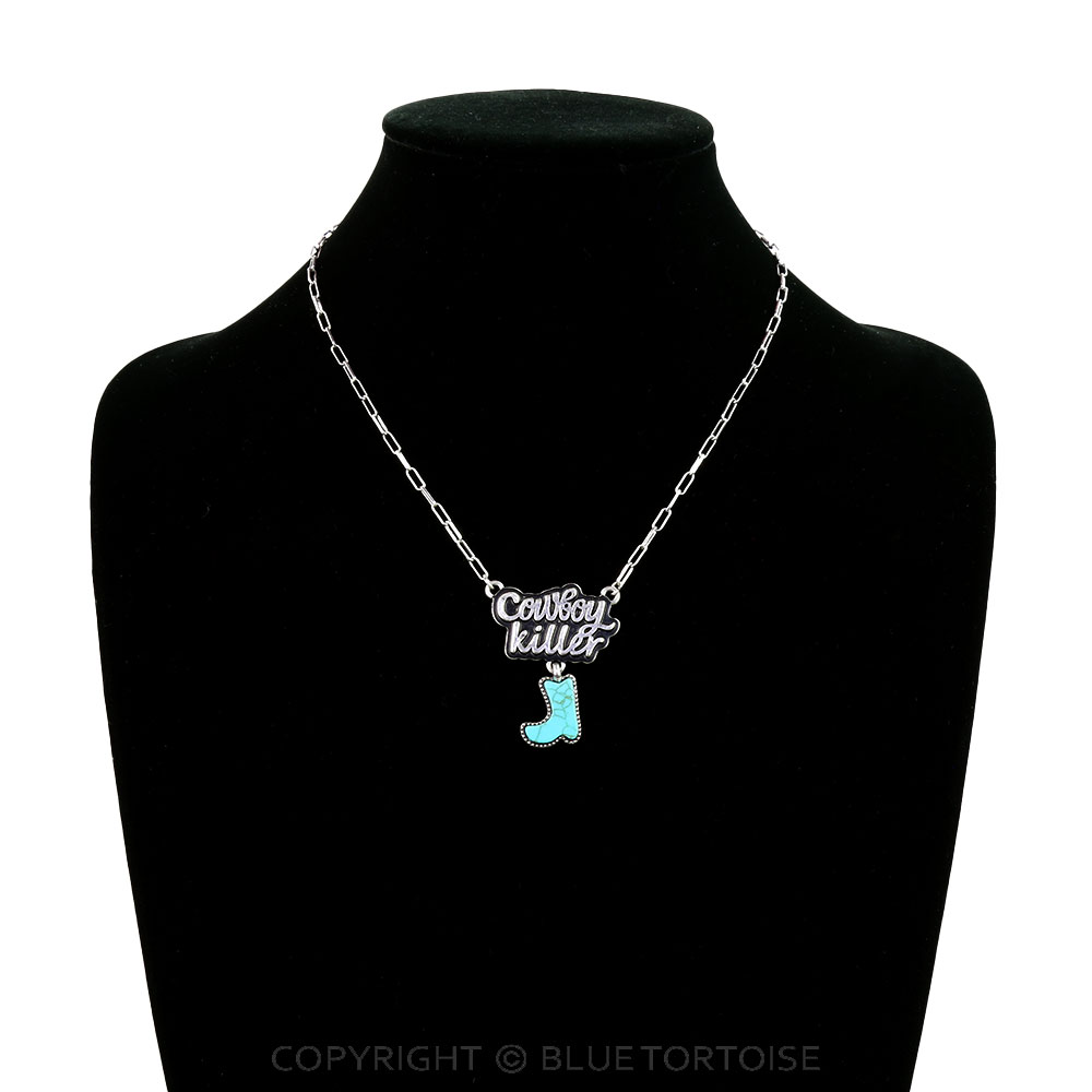 Western Cowboy Killer Stone Necklace - Image 2