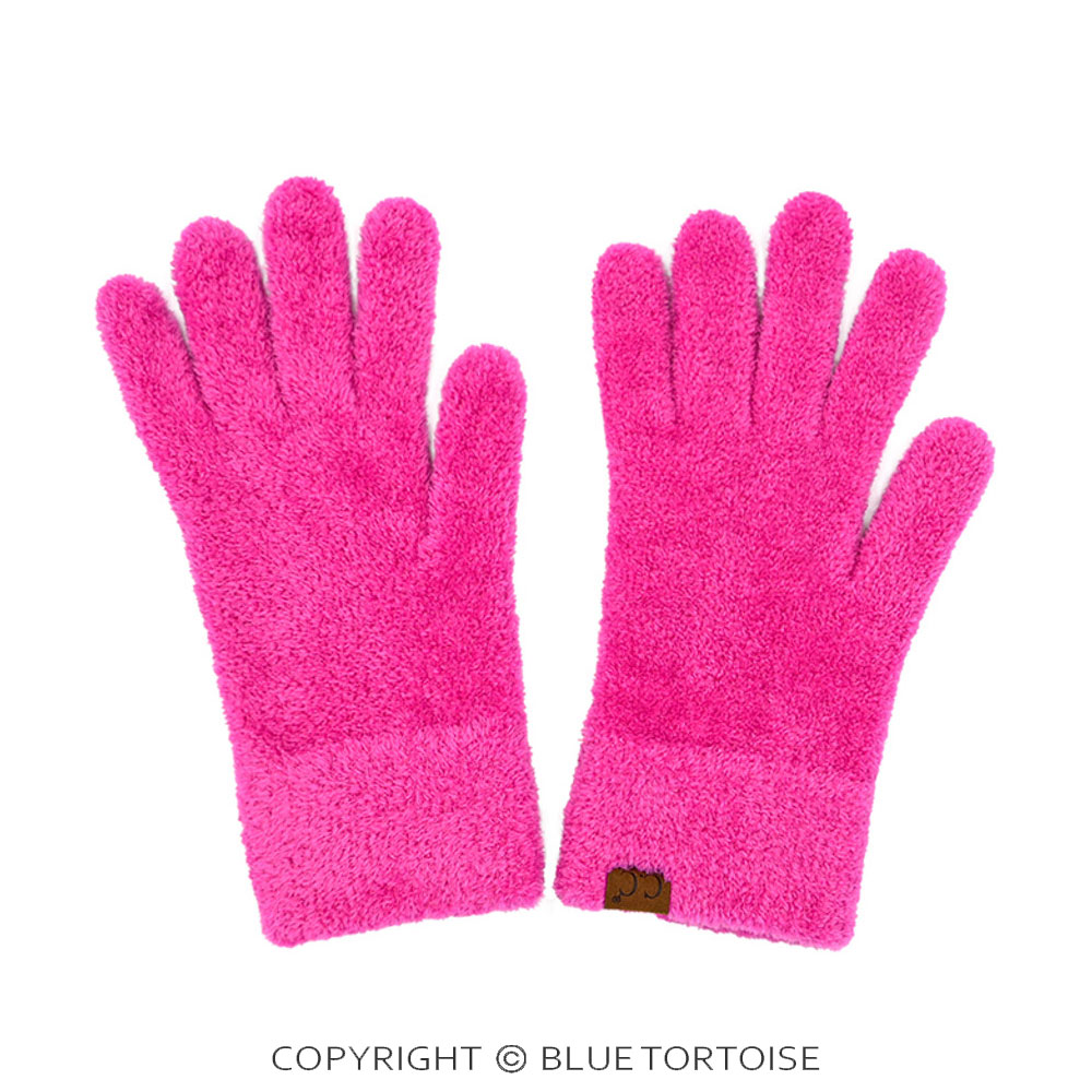 C.C Plush Terry Chenille Gloves