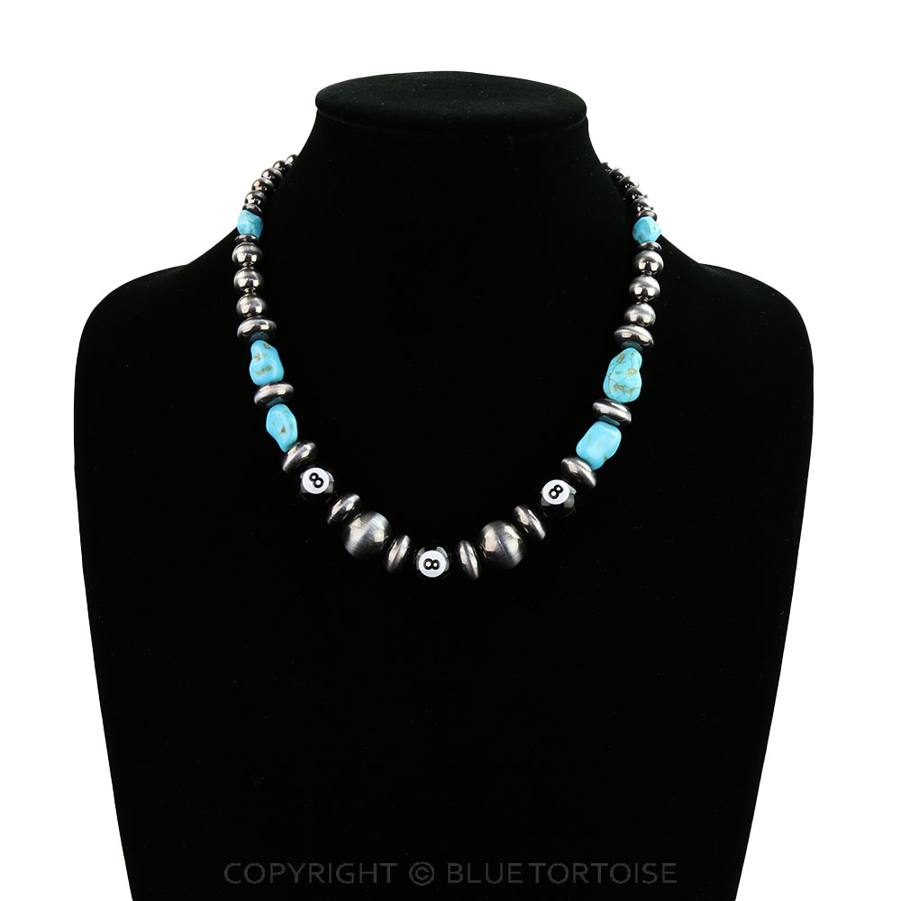 8 Ball Pearl Necklace - Image 2