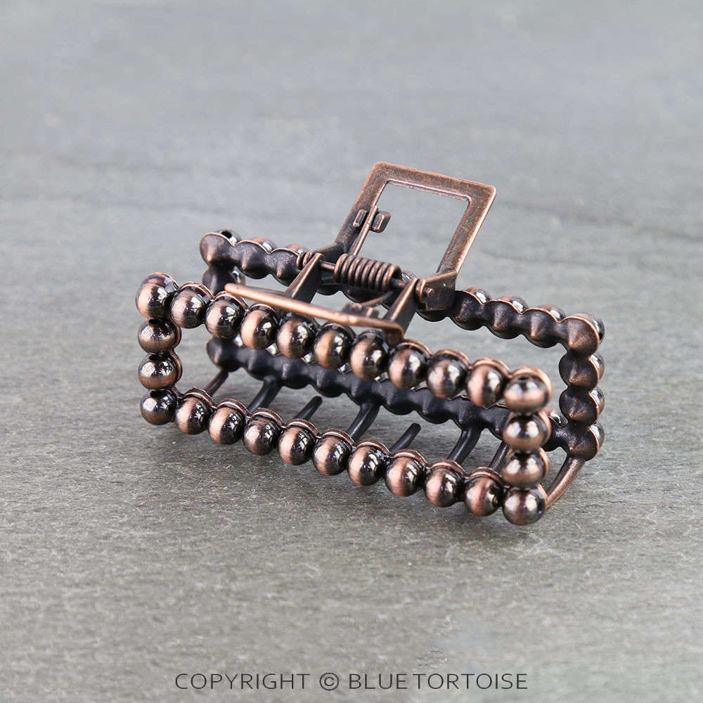 Western Navajo Style Bead Hair Claw Clip