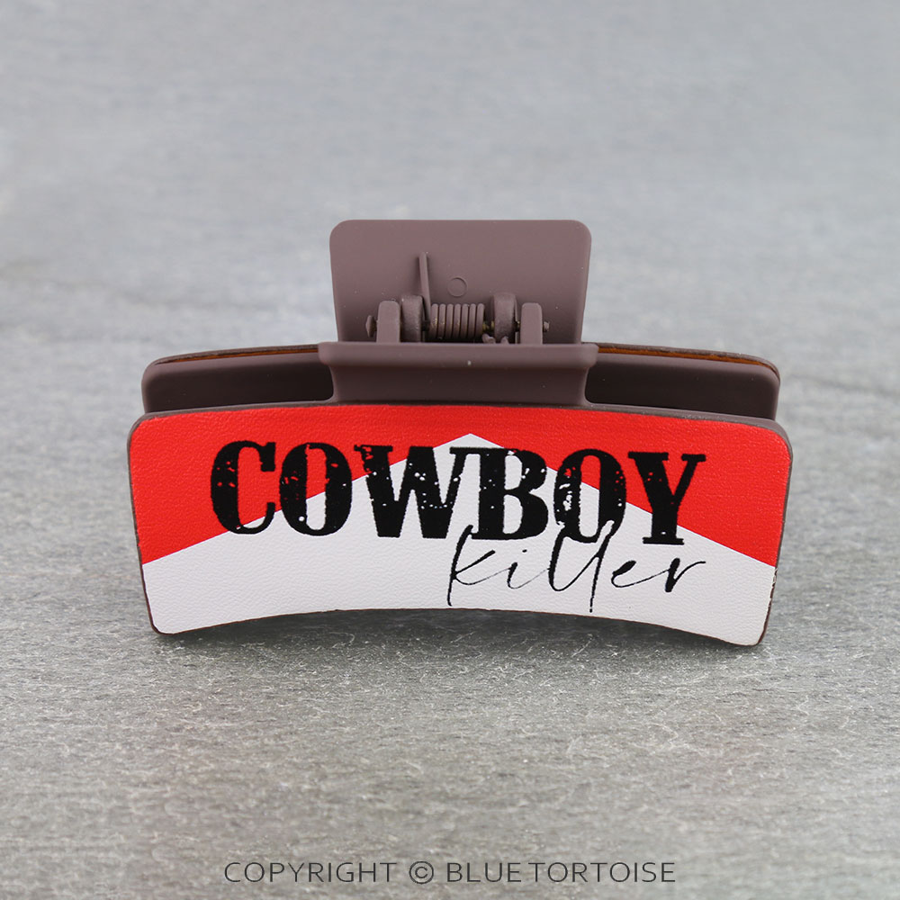Western Cowboy Killer Hair Claw Clip - Image 2