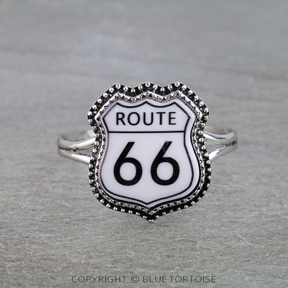 Western Route 66 Cuff Bracelet