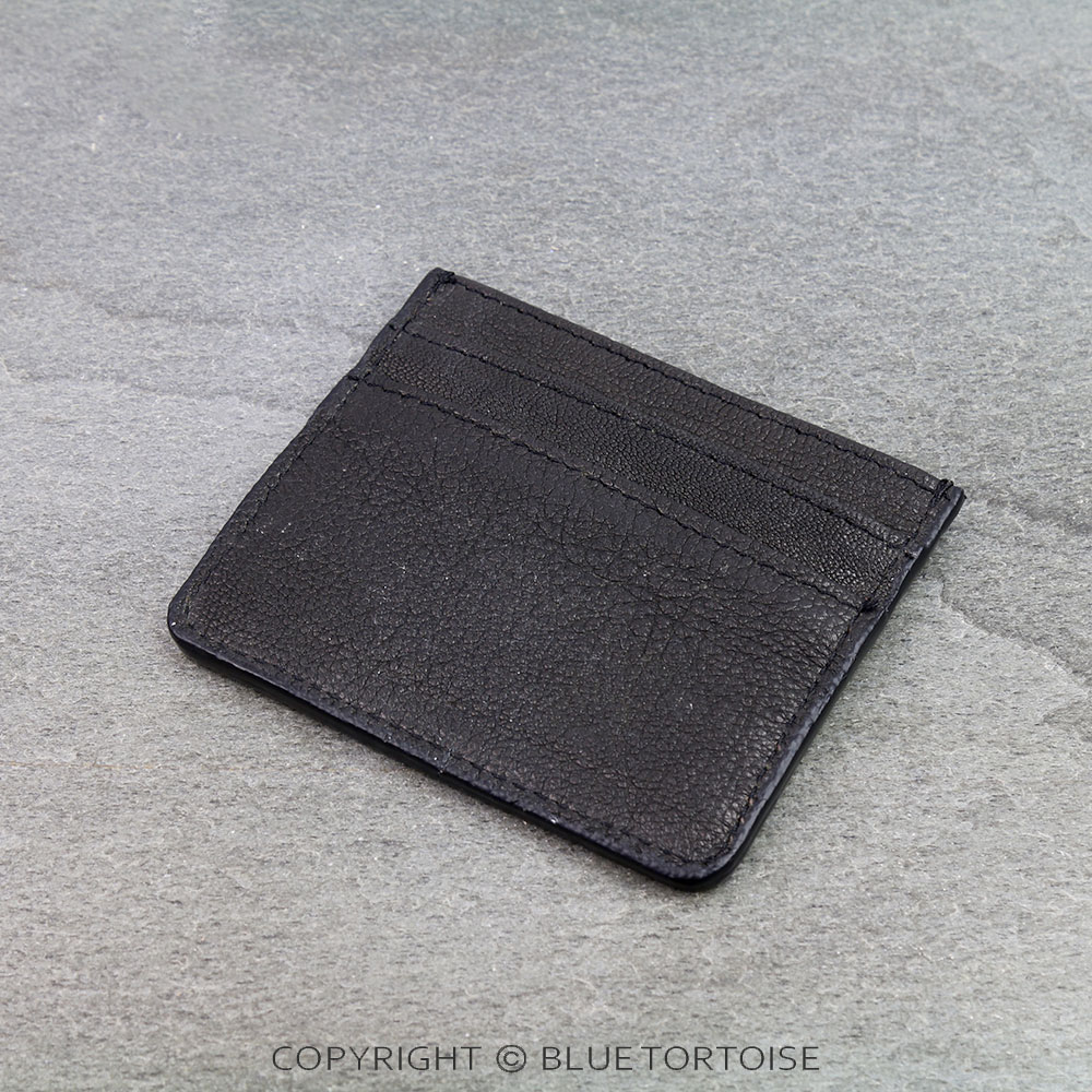 Western Tooled Leather Card Holder - Aztec - Image 2