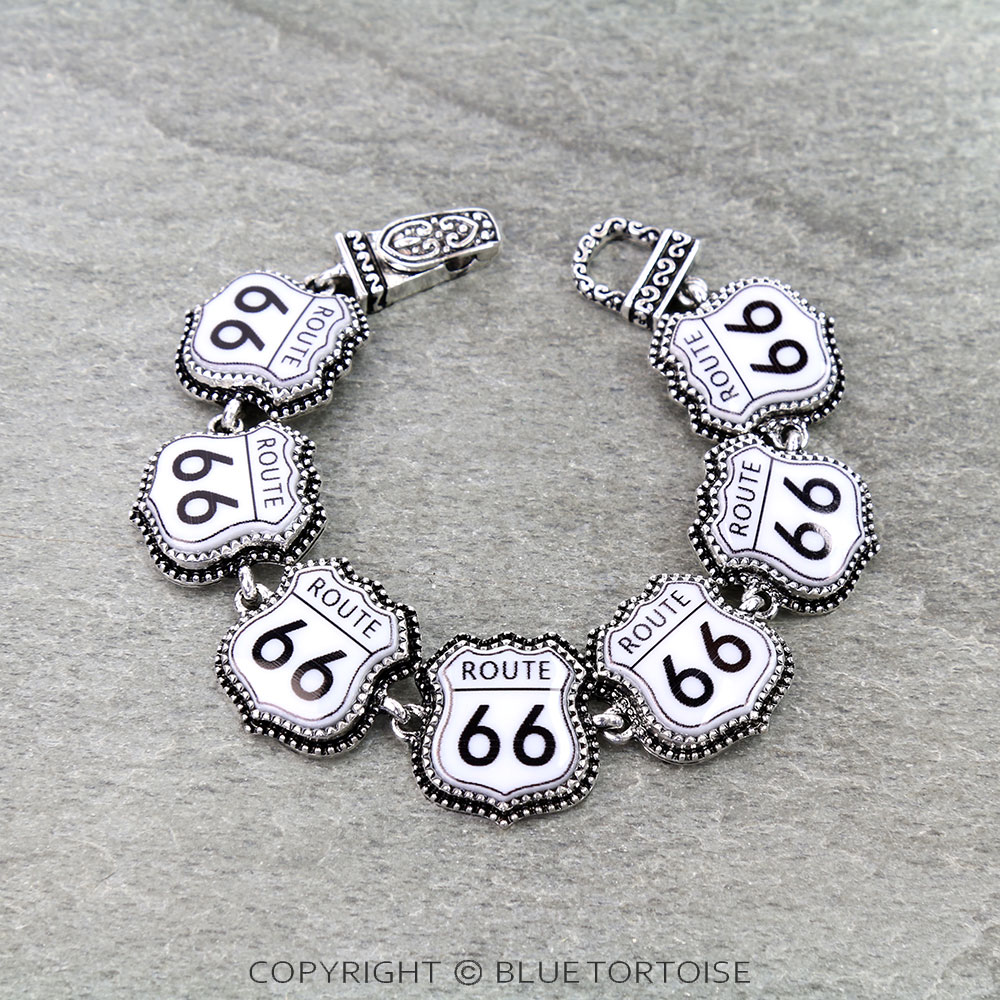 Western Route 66 Magnetic Bracelet