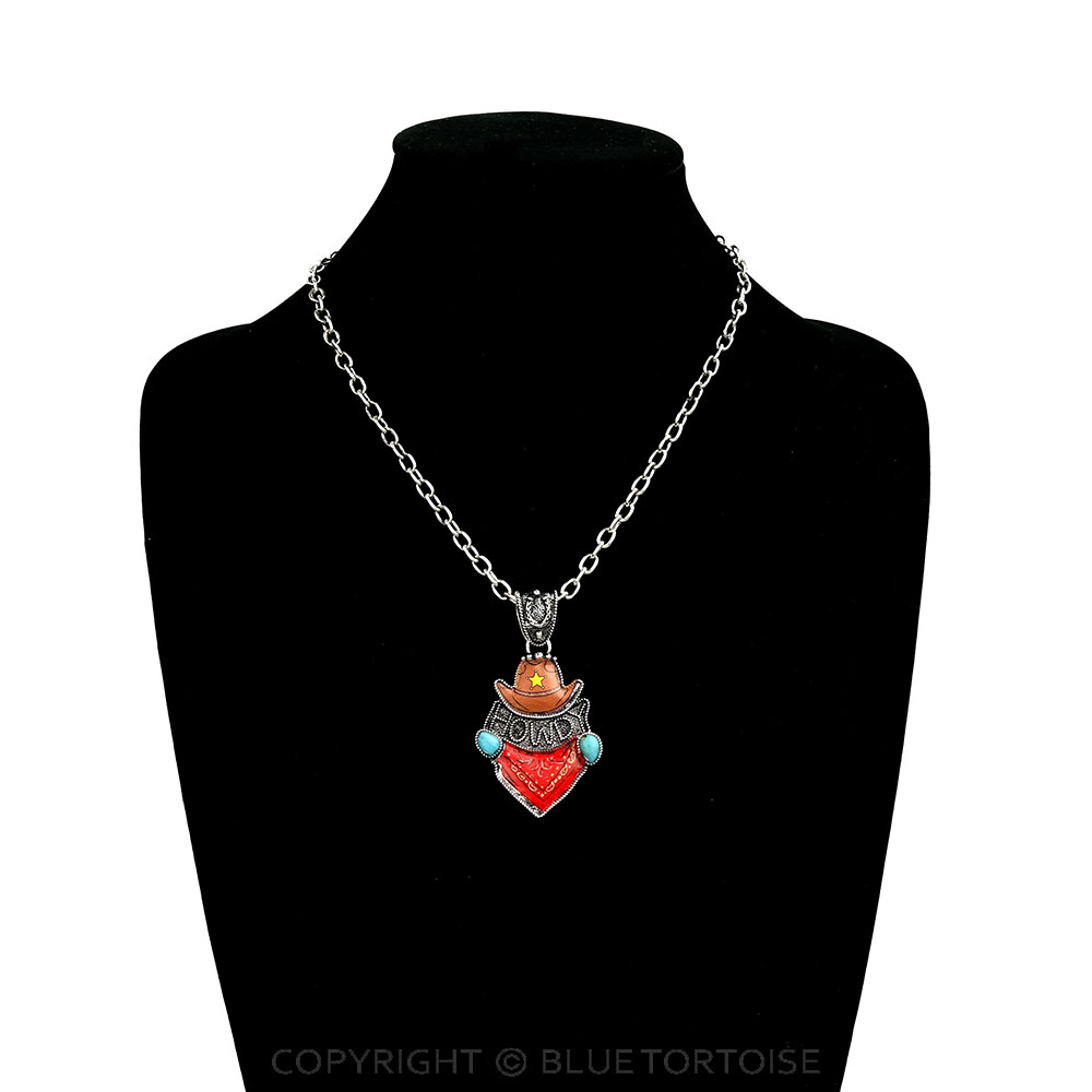 Western Howdy Print Necklace - Image 2