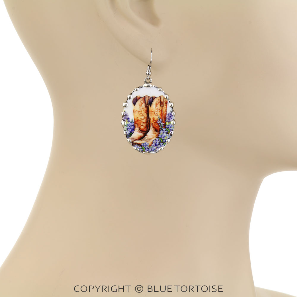 3D Ball TXR Printing Dangle Earrings - Image 2