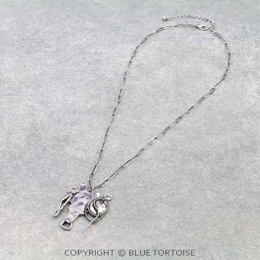 Western Saddle Necklace