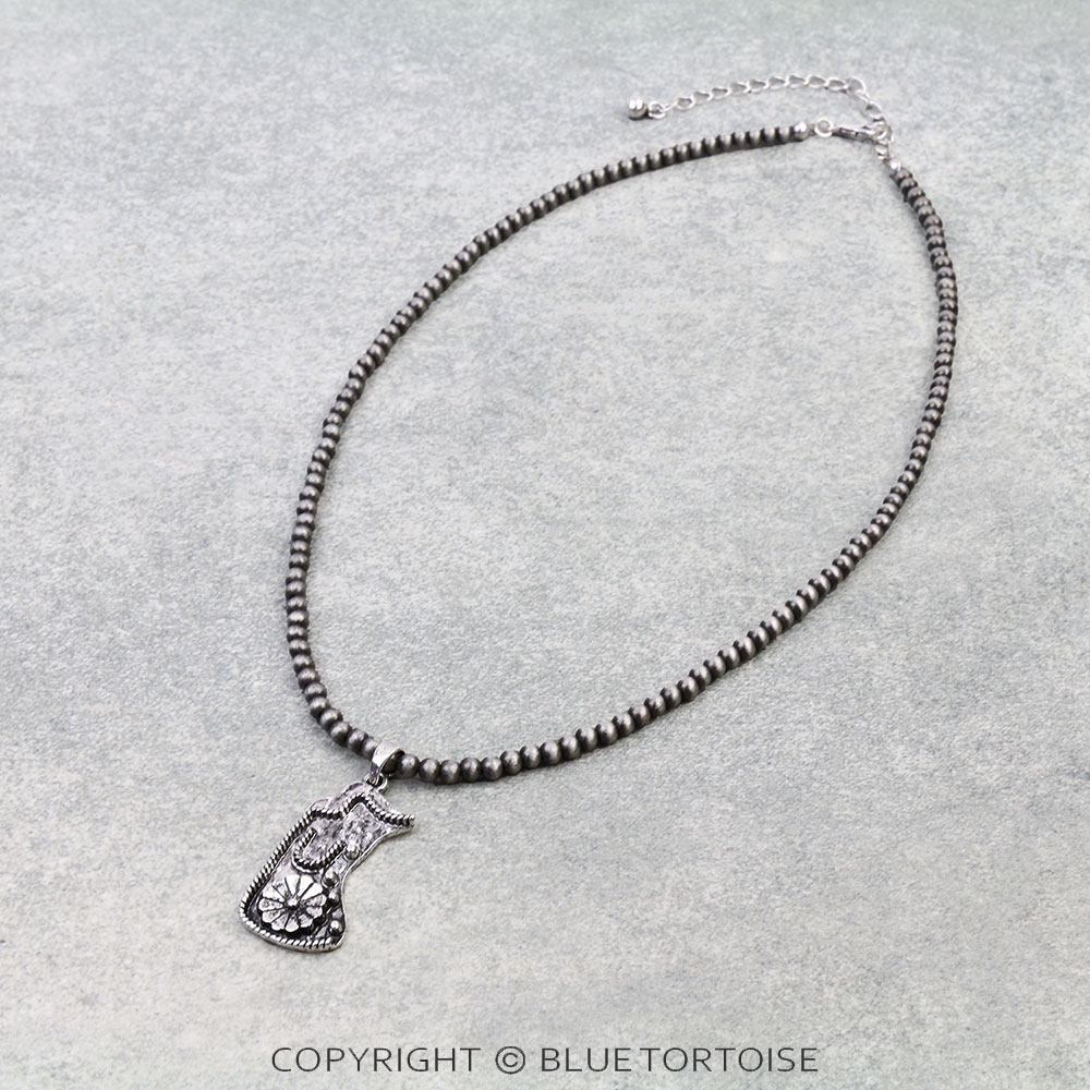 Western Saddle Necklace