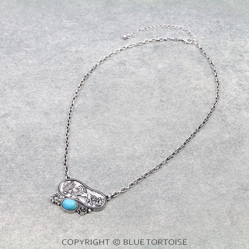 Western Wild West Theme Necklace