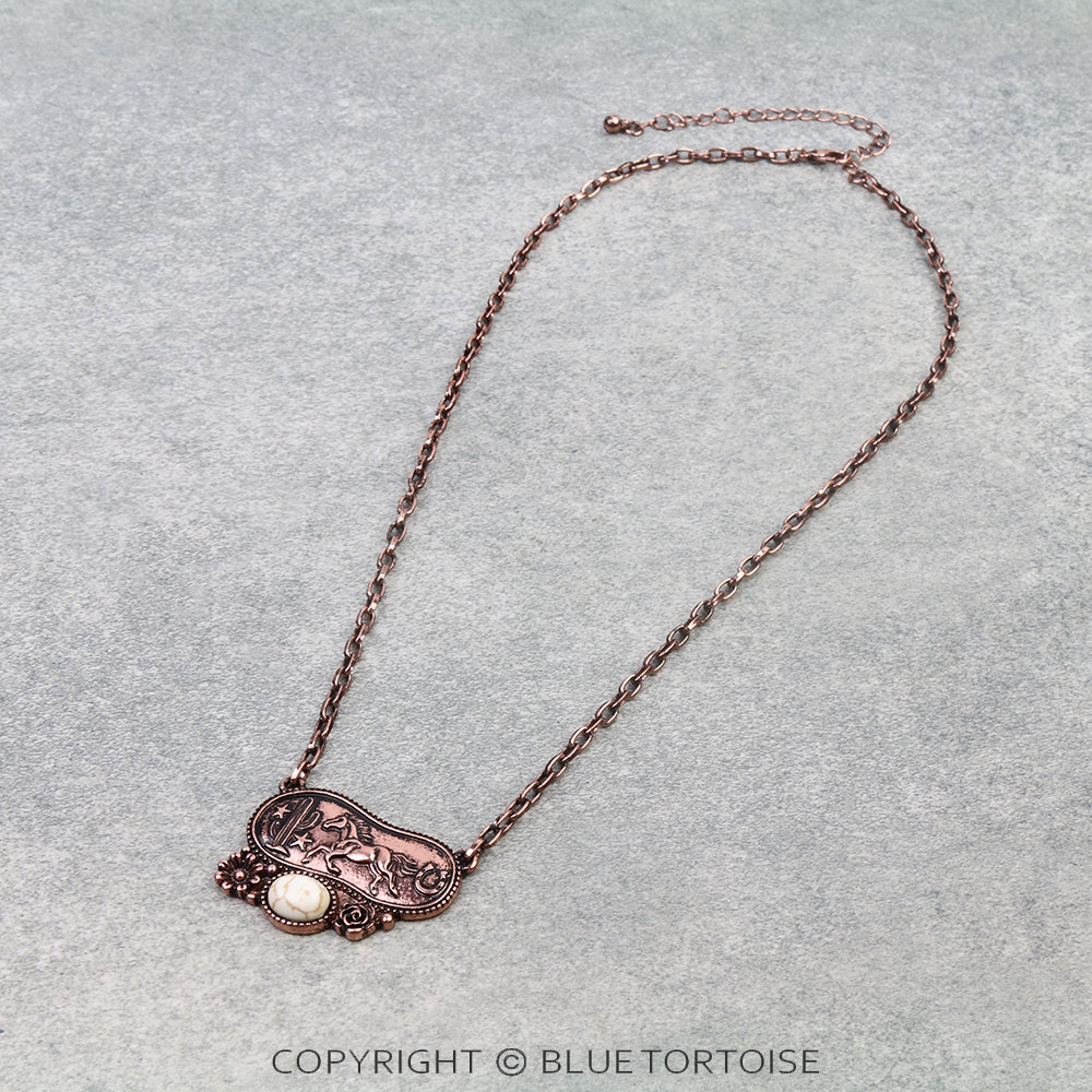 Western Wild West Theme Necklace