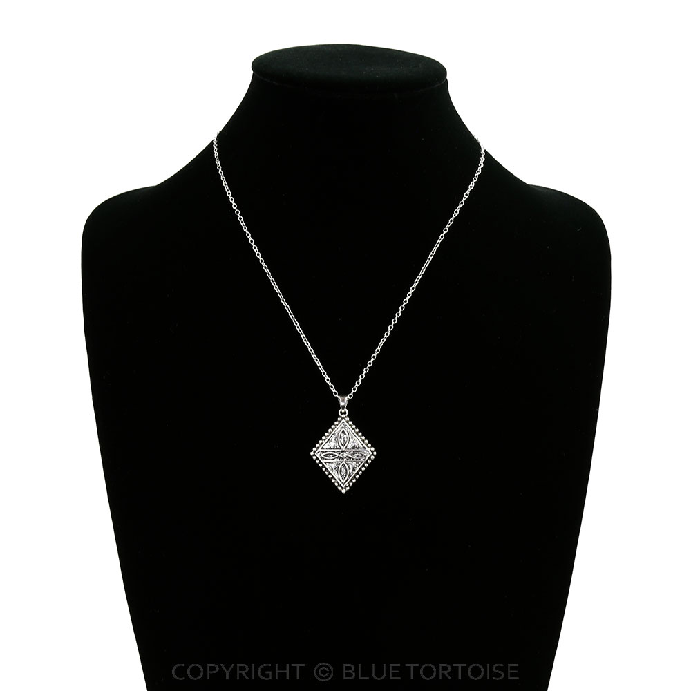 Western Boot Stitch Diamond Necklace - Image 2