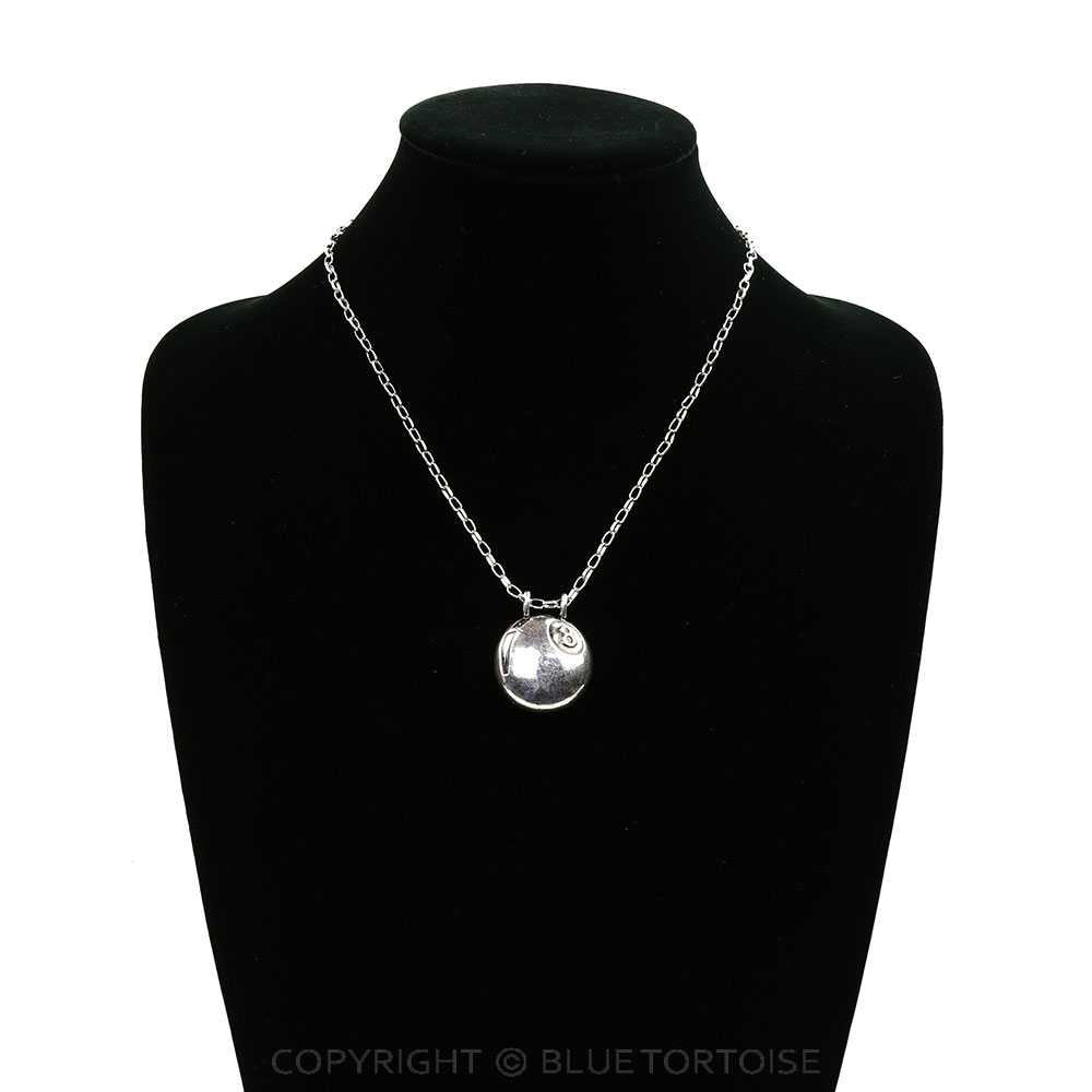Western 8 Ball Pendant Necklace - Image 2
