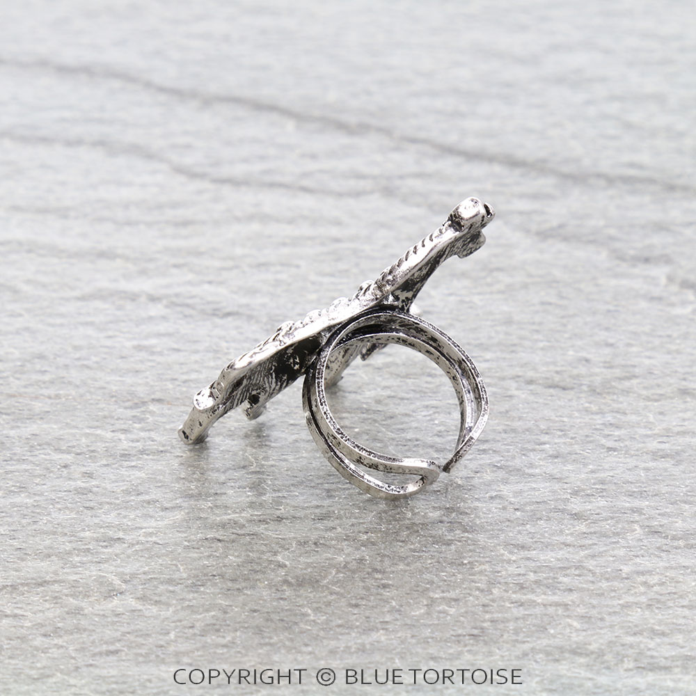 Western Ball TXR Horse Cuff Ring - Image 2