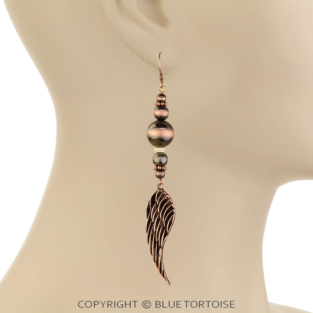 Western Wing Dangle Earrings - Image 2