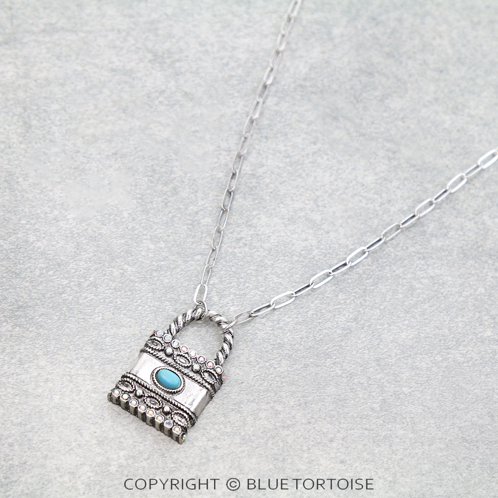 Western Lock Necklace - Image 3
