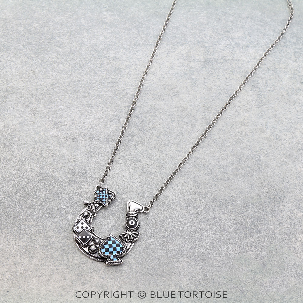Western Horseshoe Gamble Necklace - Image 3