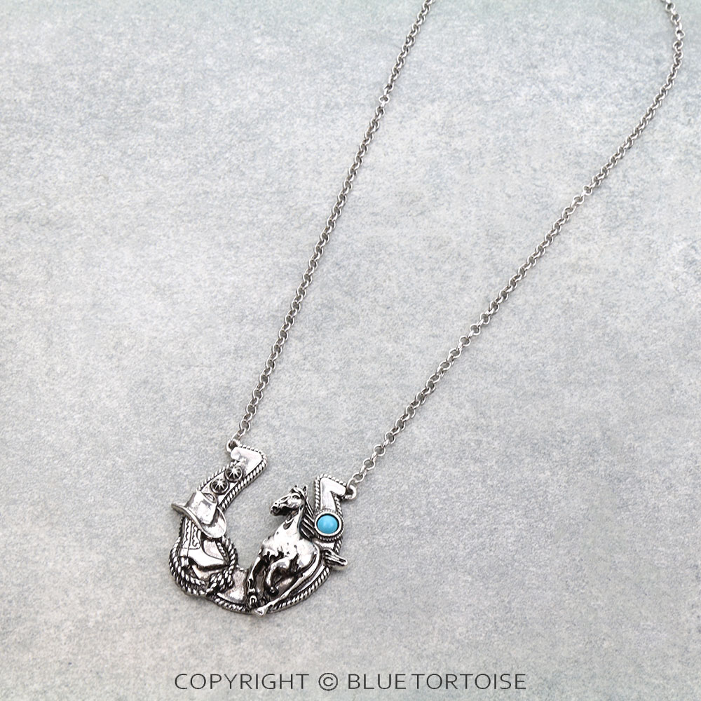 Western Horseshoe Necklace - Image 3