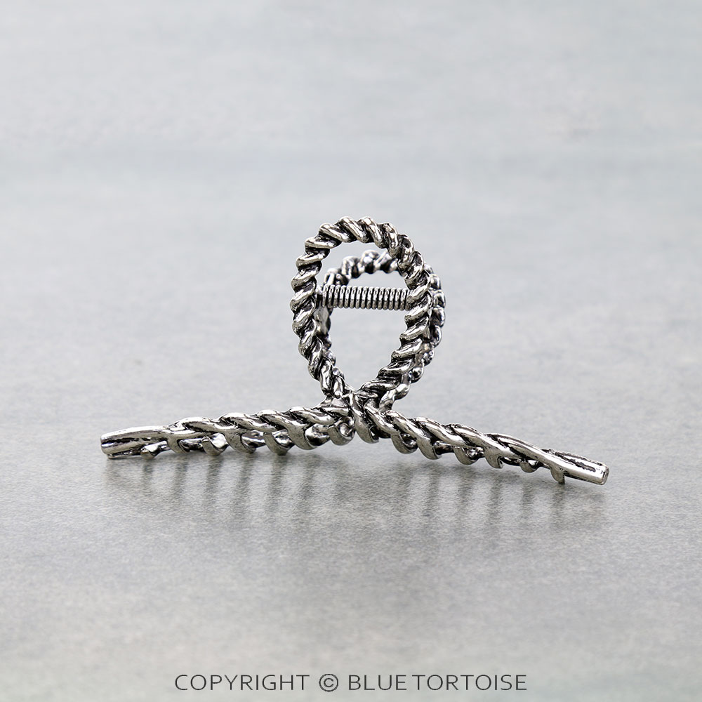 4.25" Rope TXR Banana Hair Claw Clip