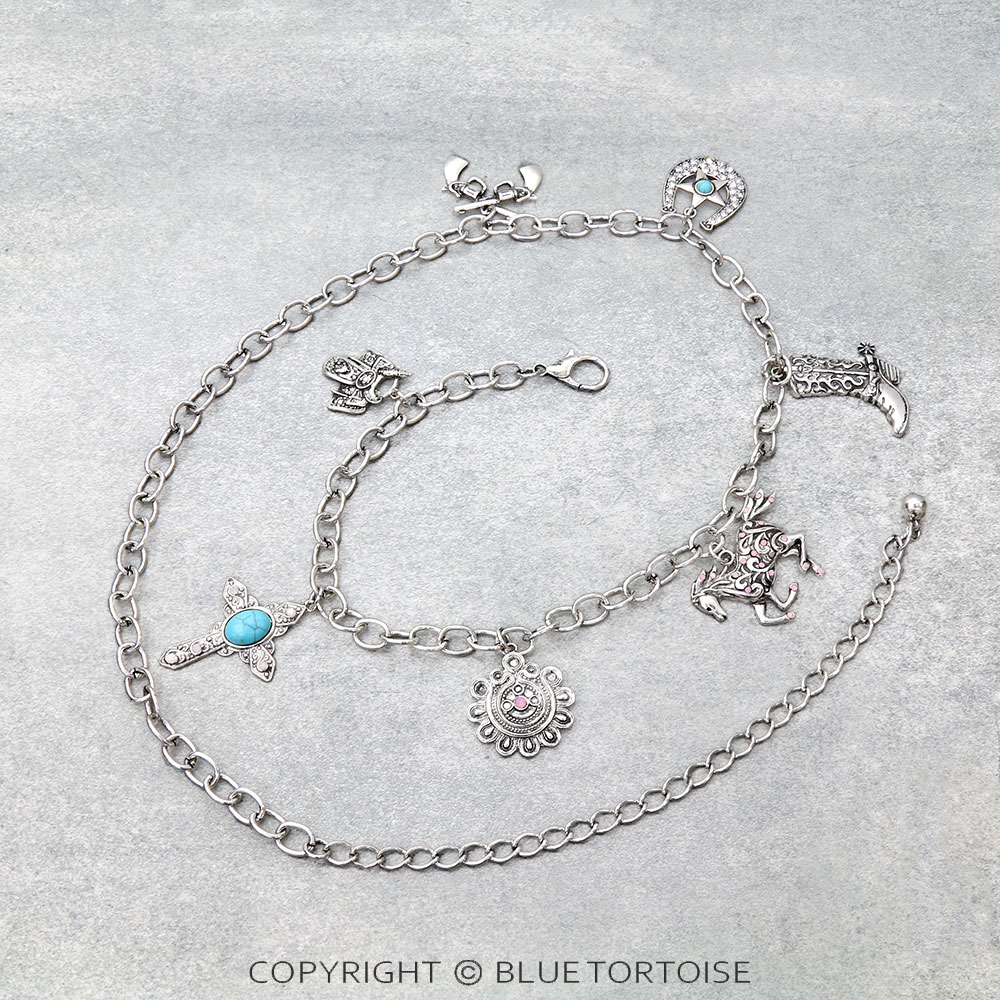 Western Design Multi Charm Belt