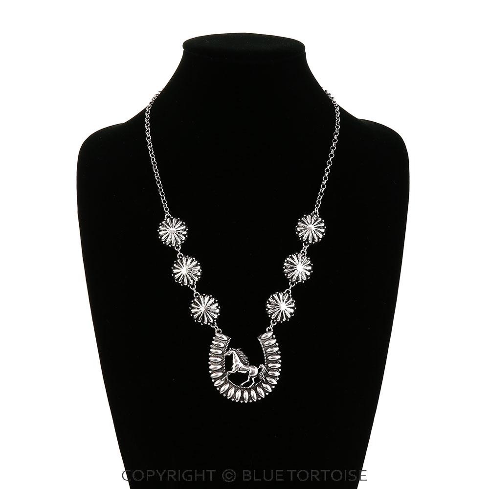 Western Ball Horse Necklace - Image 2