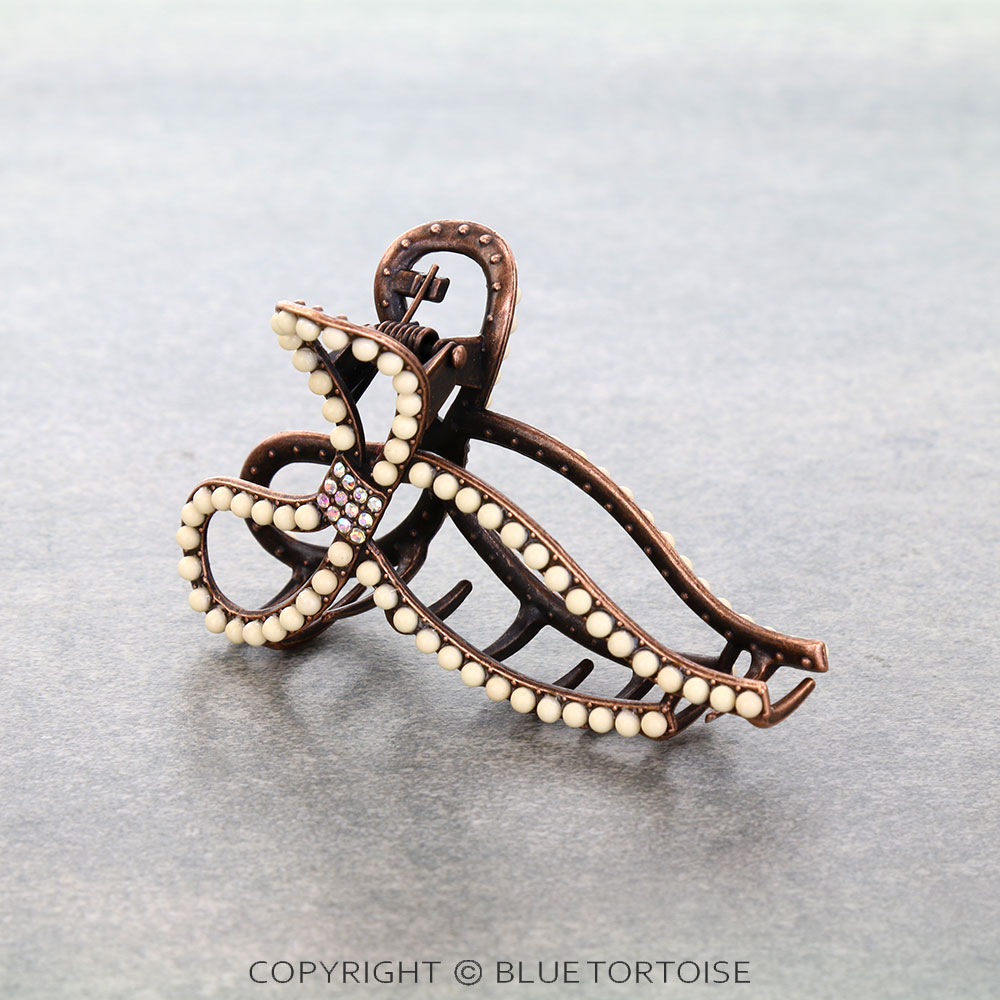 Western Bow Shape Hair Claw Clip - Image 2