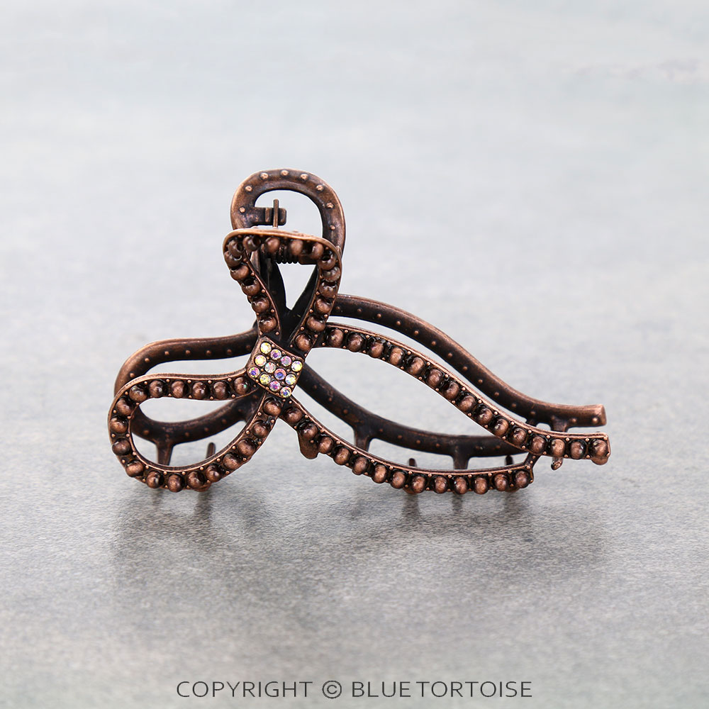 Western Bow Shape Hair Claw Clip