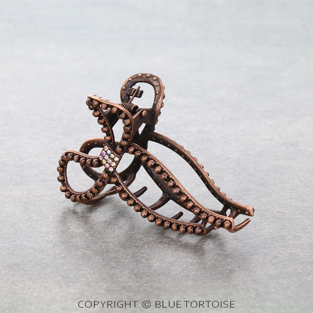 Western Bow Shape Hair Claw Clip - Image 2