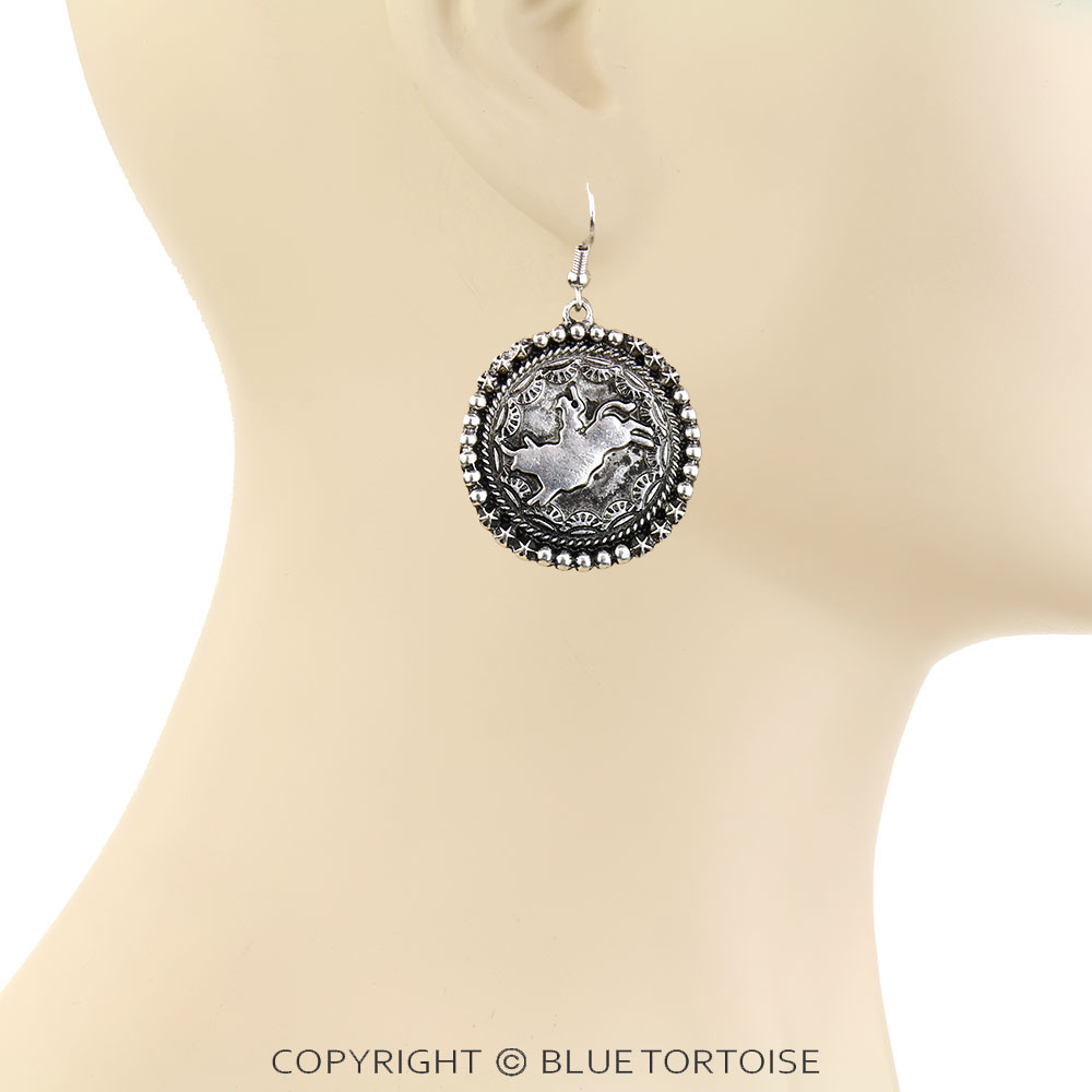 Western Rodeo Dangle Earrings - Image 2