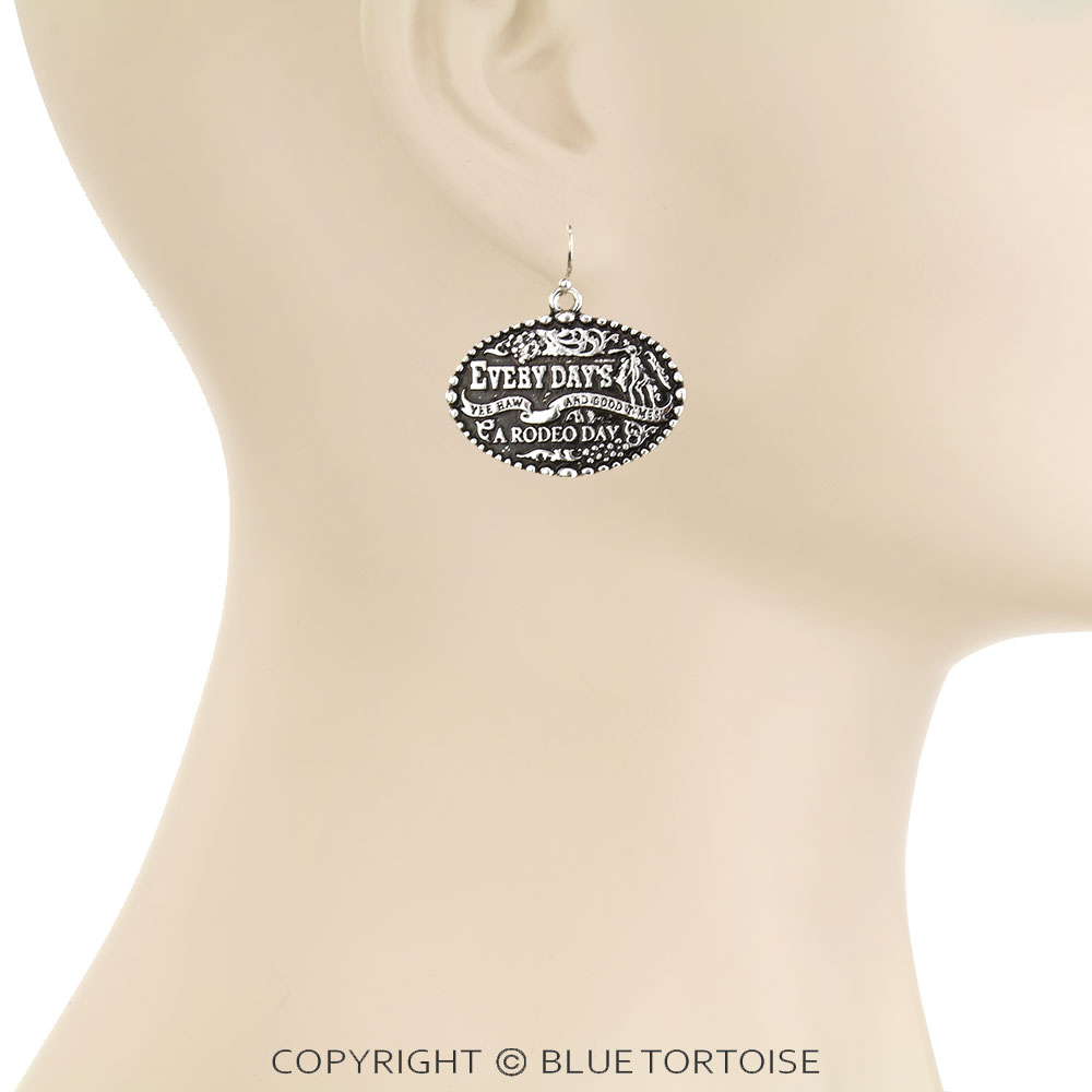 Western Everyday Rodeo Dangle Earrings - Image 2