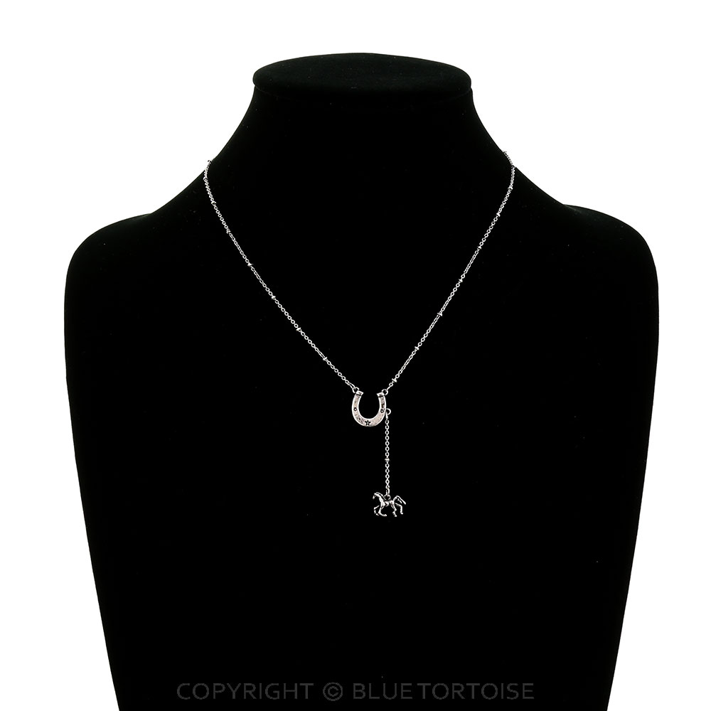 Western Simple Horseshoe Necklace - Image 2