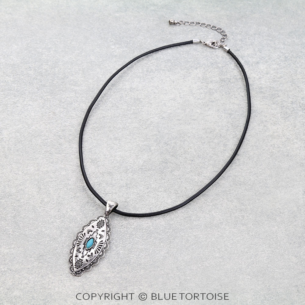 Western Aztec Pendant Necklace