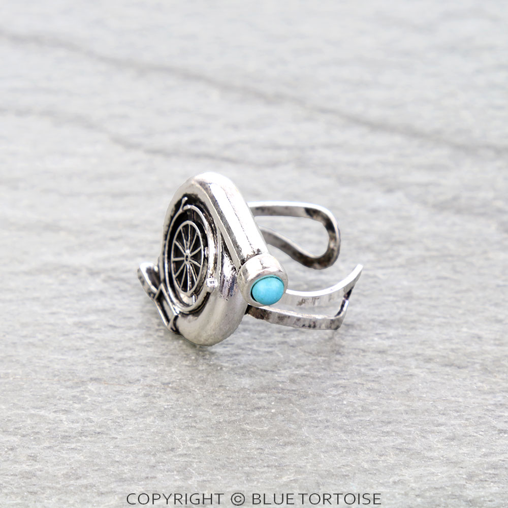 Western Turbo Engine Cuff Ring - Image 2