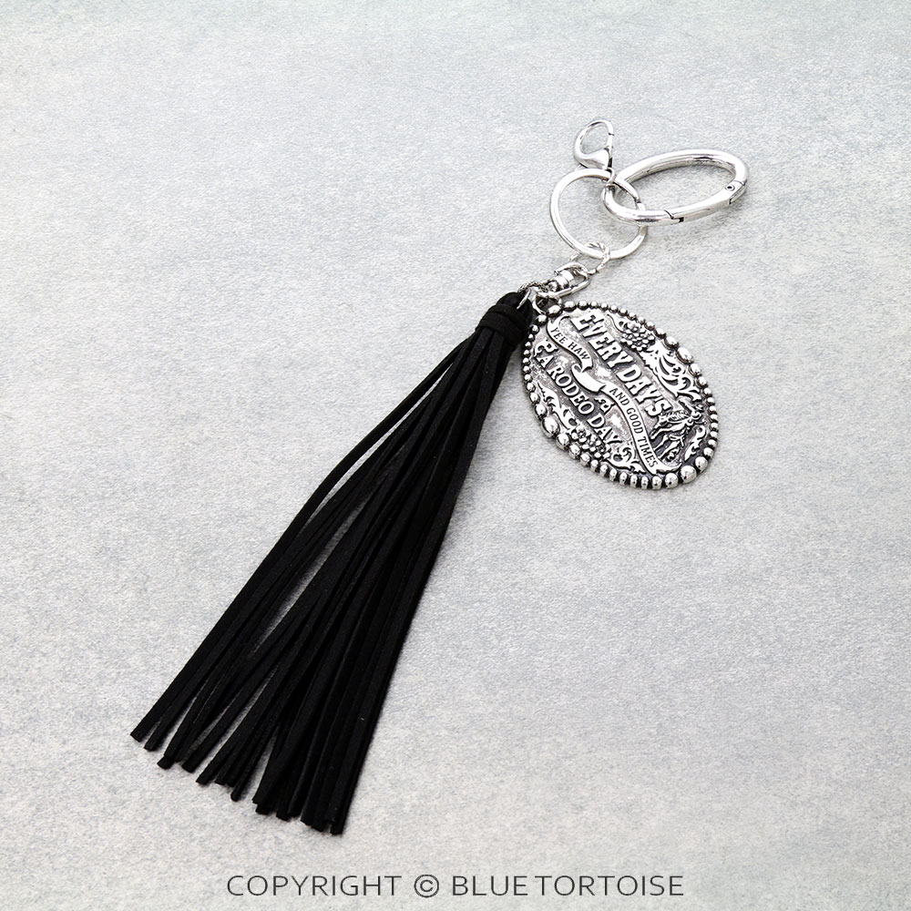 Western Everyday Rodeo Tassel Keychain