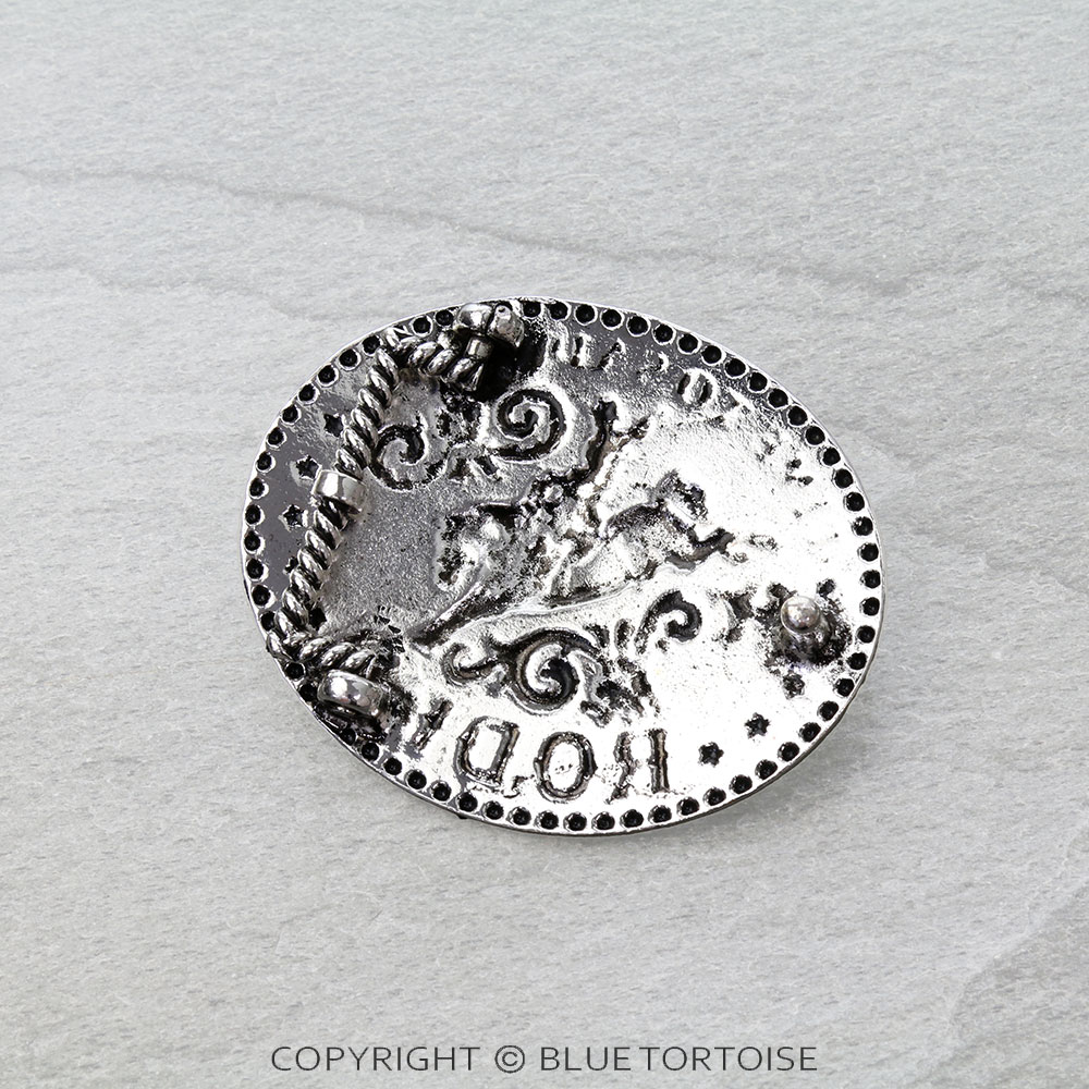 Western Time To Saddle Rodeo Belt Buckle - Image 2