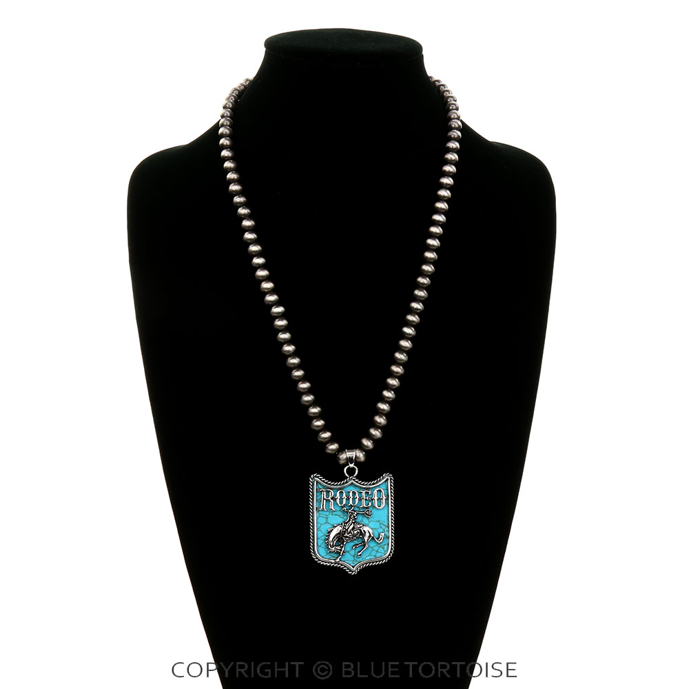 Western Rodeo Stone Necklace - Image 2