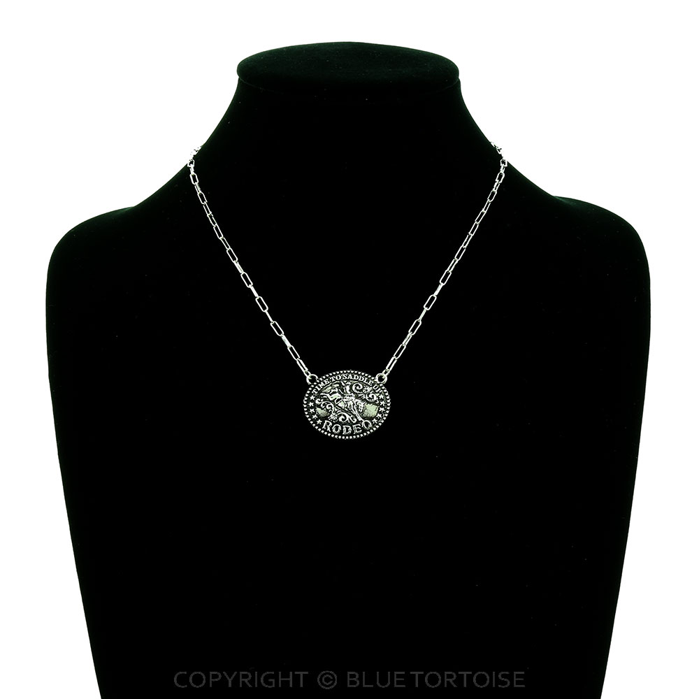 Western Time To Saddle Rodeo Necklace - Image 2