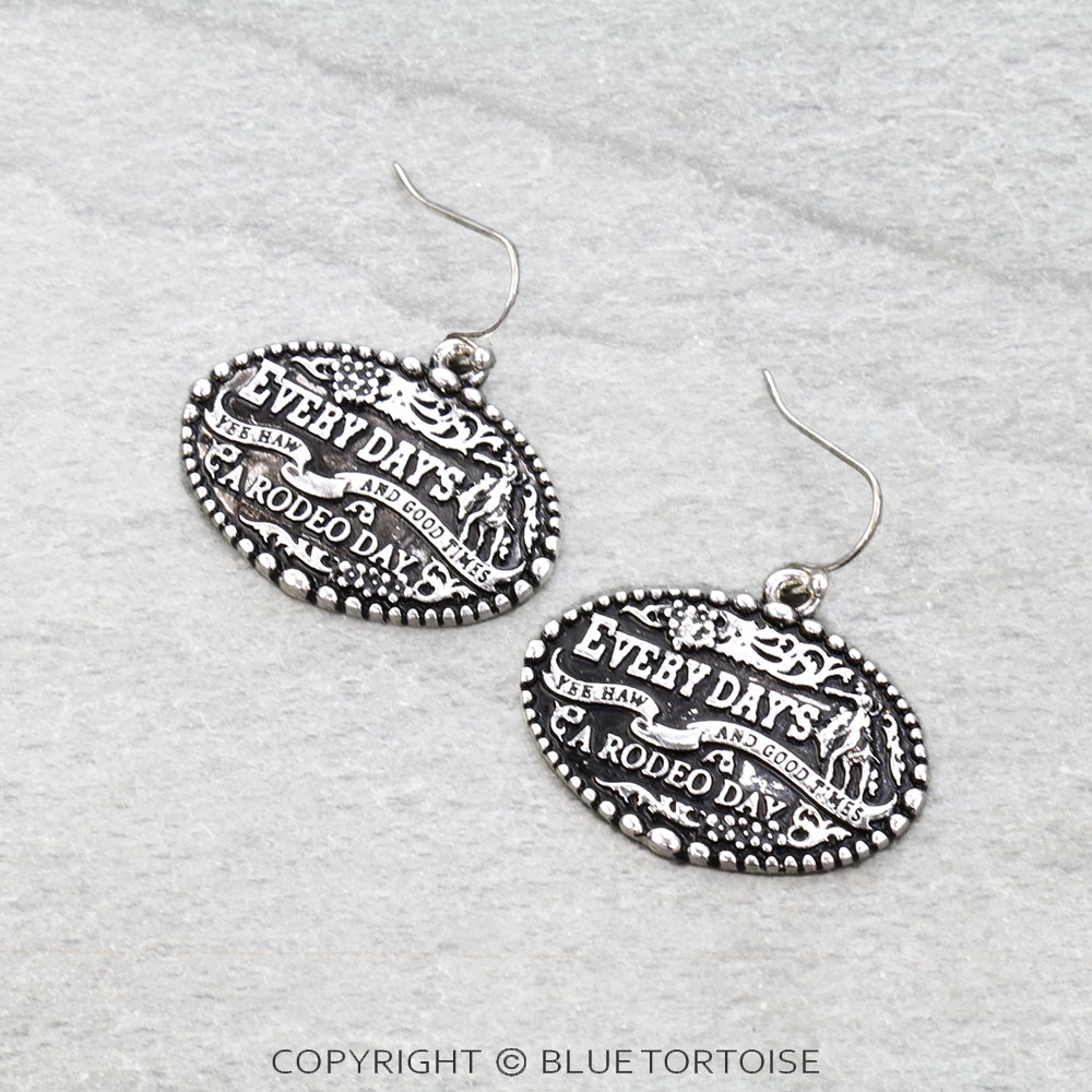 Western Everyday Rodeo Dangle Earrings