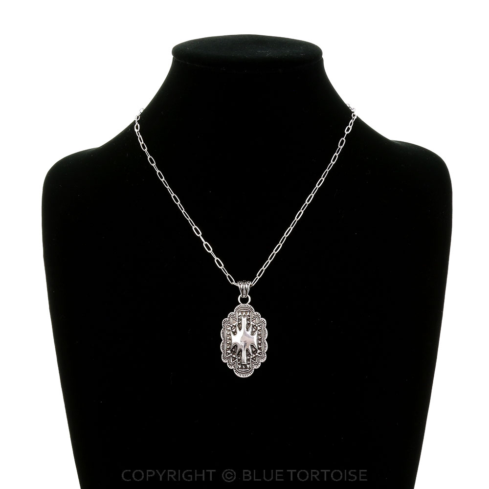 Western Aztec Concho Necklace - Image 2