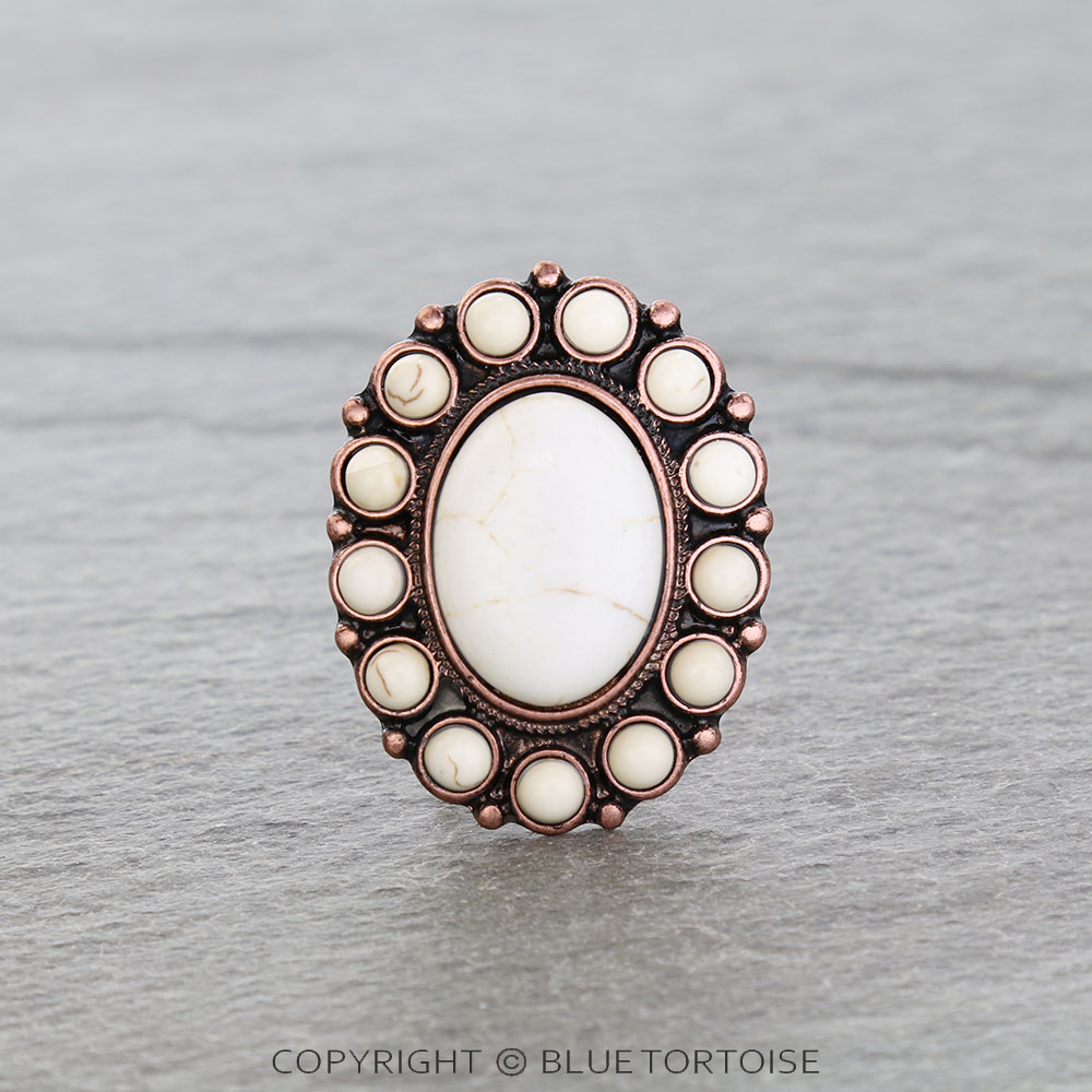 Western Concho Stone Bandana Slider