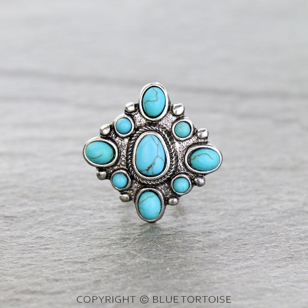 Western Oval Stone Bandana Slider