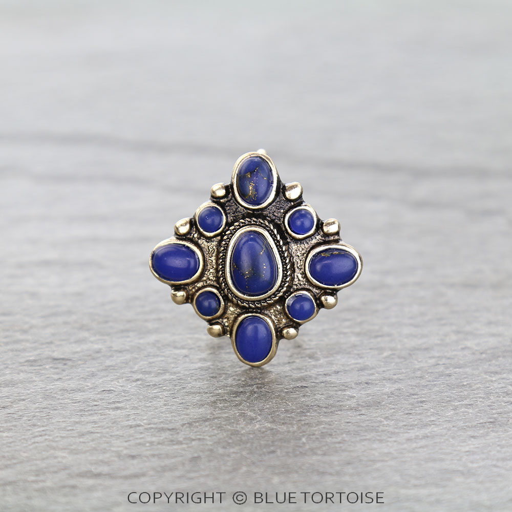 Western Oval Stone Bandana Slider