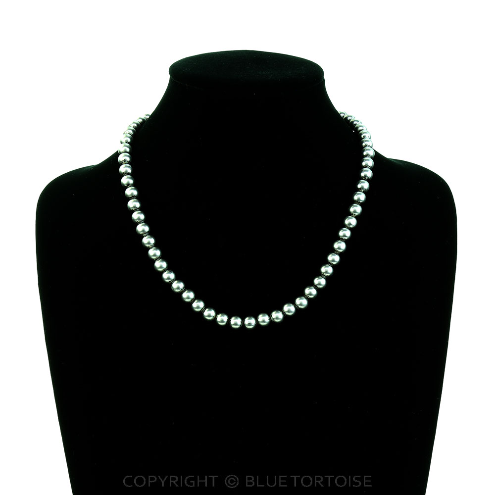 18" Western Classic Metal Bead Necklace - Image 2